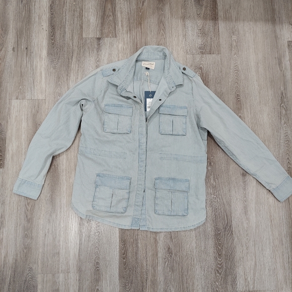 Nwt Universal Thread Blue Denim Striped 